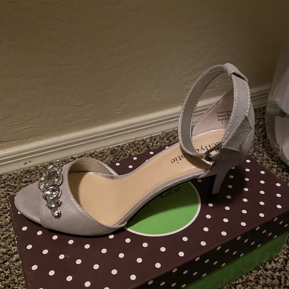 Kelly & Katie Silver Heels